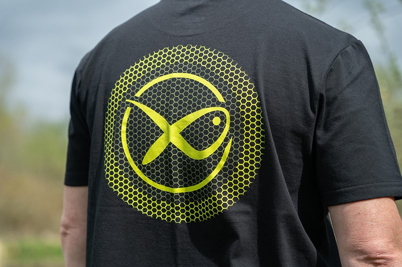 Matrix Large Logo T-Shirt Black Lime