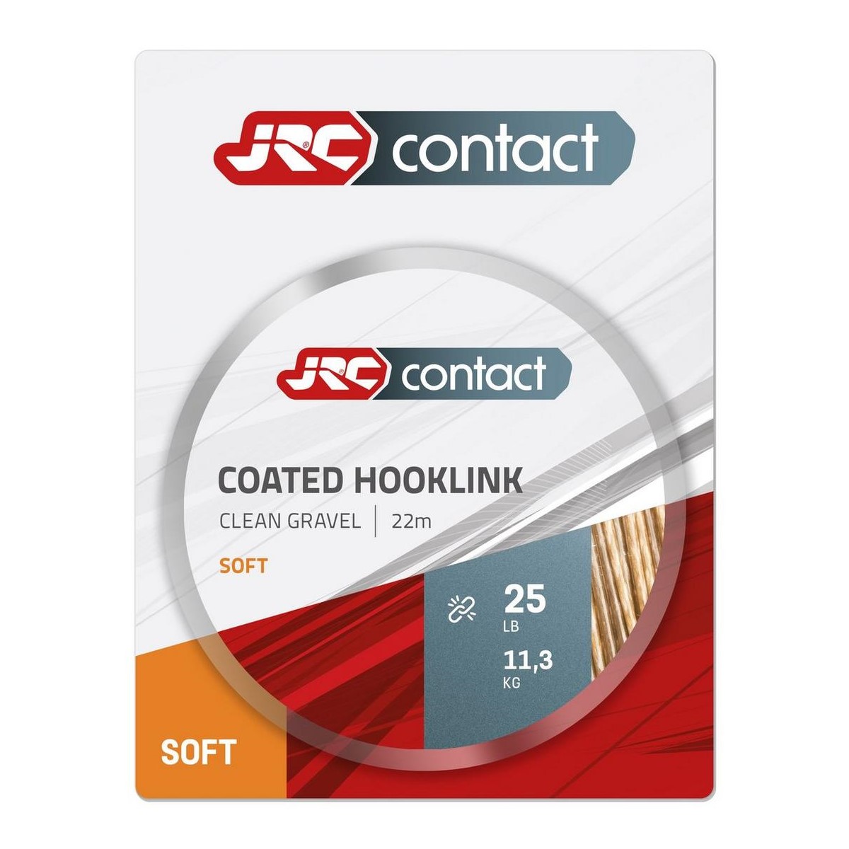 Шарански повод JRC Contact Coated Hooklink Soft Clean Gravel