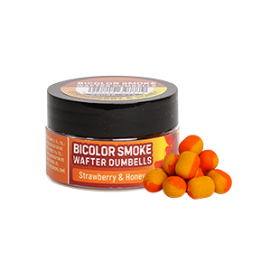 Benzar Mix Bicolor Smoke Wafter Dumbells Strawberry-Honey 10x8mm
