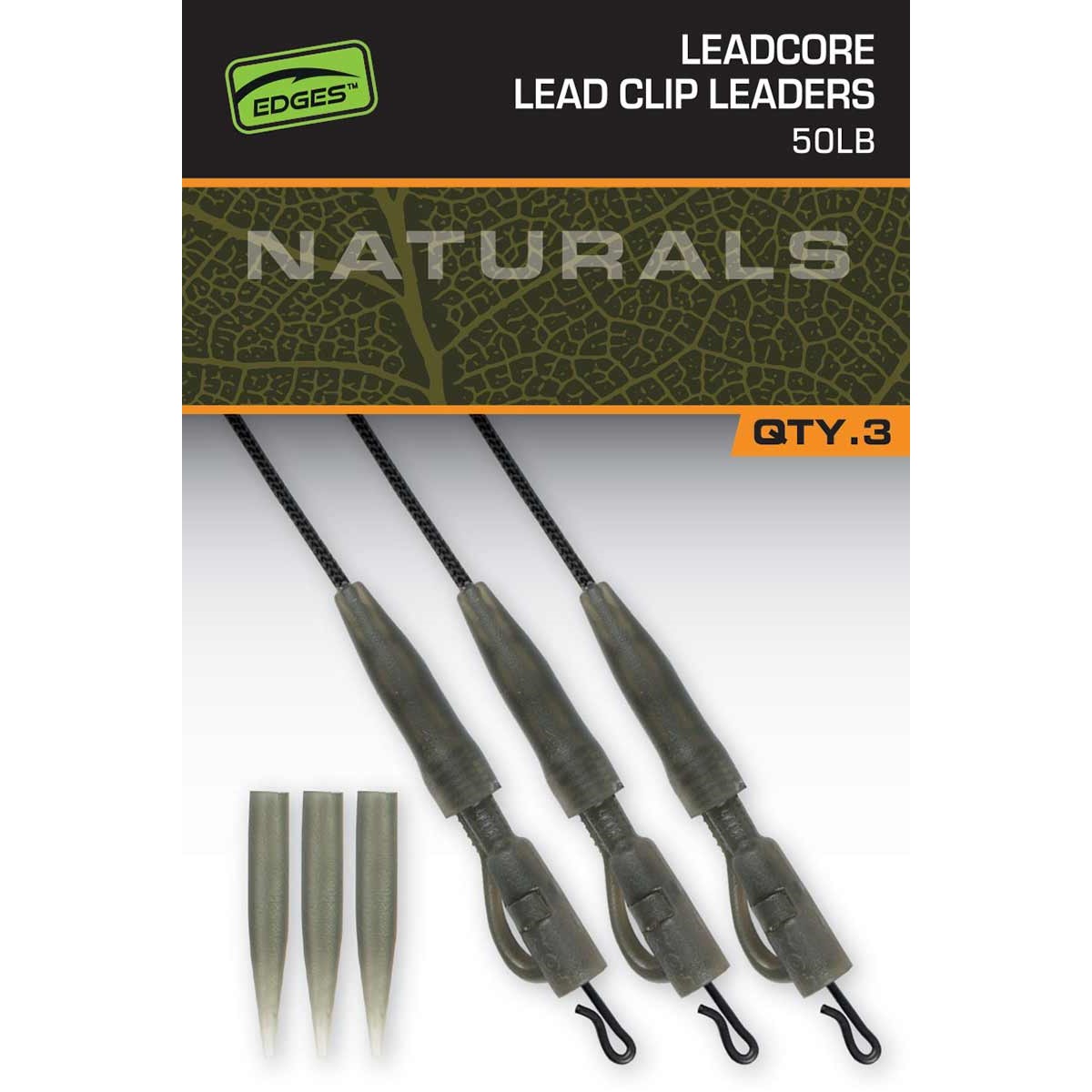 Монтаж за олово 50lb Fox Naturals Leadcore Power Grip Lead Clip