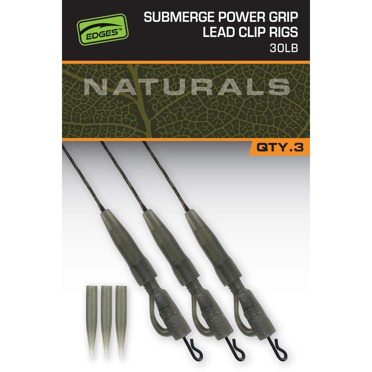 Монтаж за олово Fox Naturals Submerge Power Grip Lead Clip 30lb