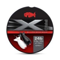 Плетено влакно Spomb X Pro Braid Grey 8+1 0.18mm